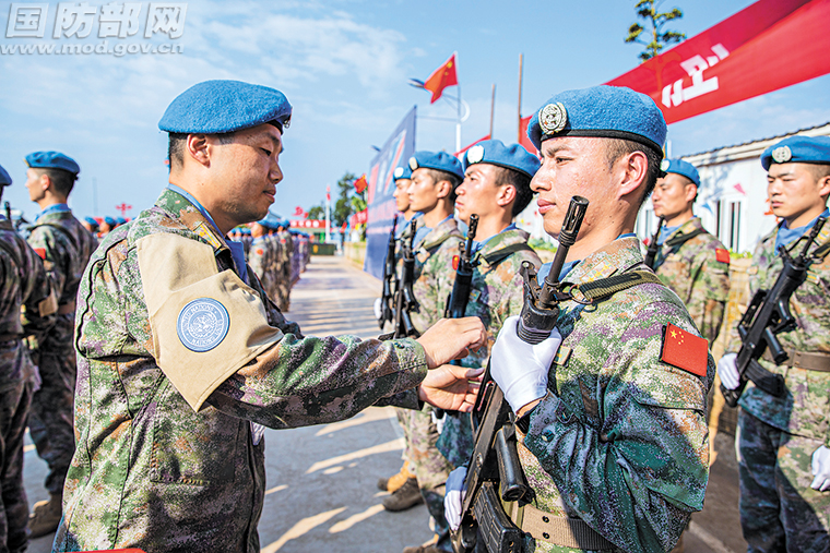 国防时报-国防新闻网-我第24批赴刚果(金)维和部队