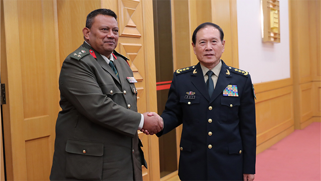 正文  国务委员兼国防部长魏凤和今天在京会见了来华出席第八届北京